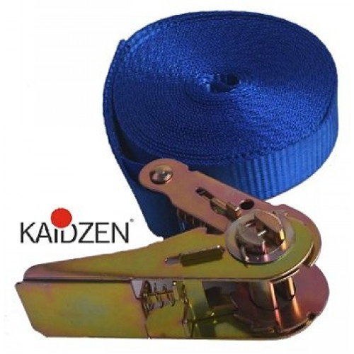 Стяжной (кольцевой)  ремень  крепления груза  Kaidzen  4м. 0,4/0,8 т 