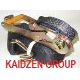 Ремень крепления грузов 5/10 тонн 10 метров KAIDZEN черный